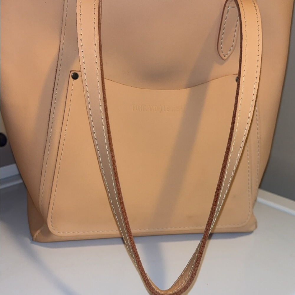Portland Leather Tan Tote Bag